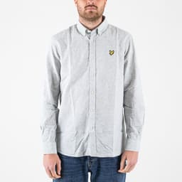 Linen Blend Oxford Shirt - 1