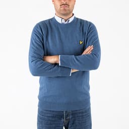 Cotton Merino Crew Neck Jumper - 2