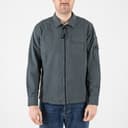 Organic Gabardine Zipped Lens Overshirt