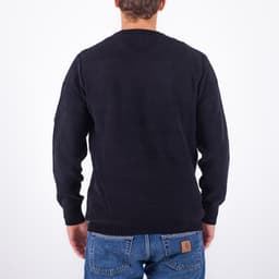 Chenille Cotton Crew Neck Knit - 5