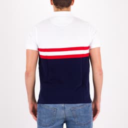 Yoke Stripe Polo Shirt - 4