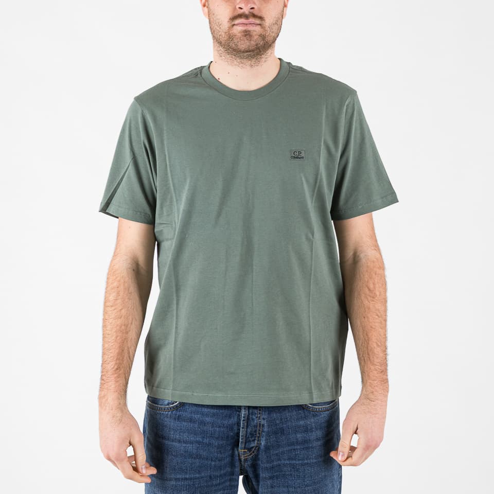 30/1 Jersey Short Sleeve Logo Patch T-Shirt - 1