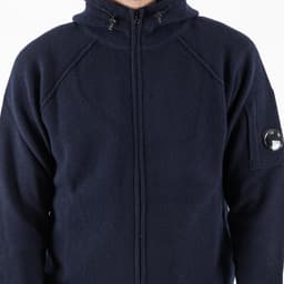 Lambswool GRS Hooded Full Zip Sweater - 6