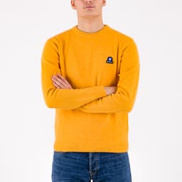 Lambswool Patch Crewneck - 2