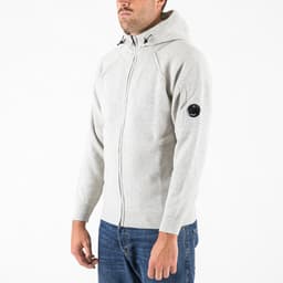 Lambswool GRS Hooded Full Zip Sweater - 3