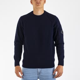 Crew Neck Lambswool Sweat - 1