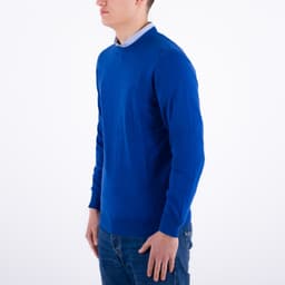 Light Cotton Crew Sweater - 2