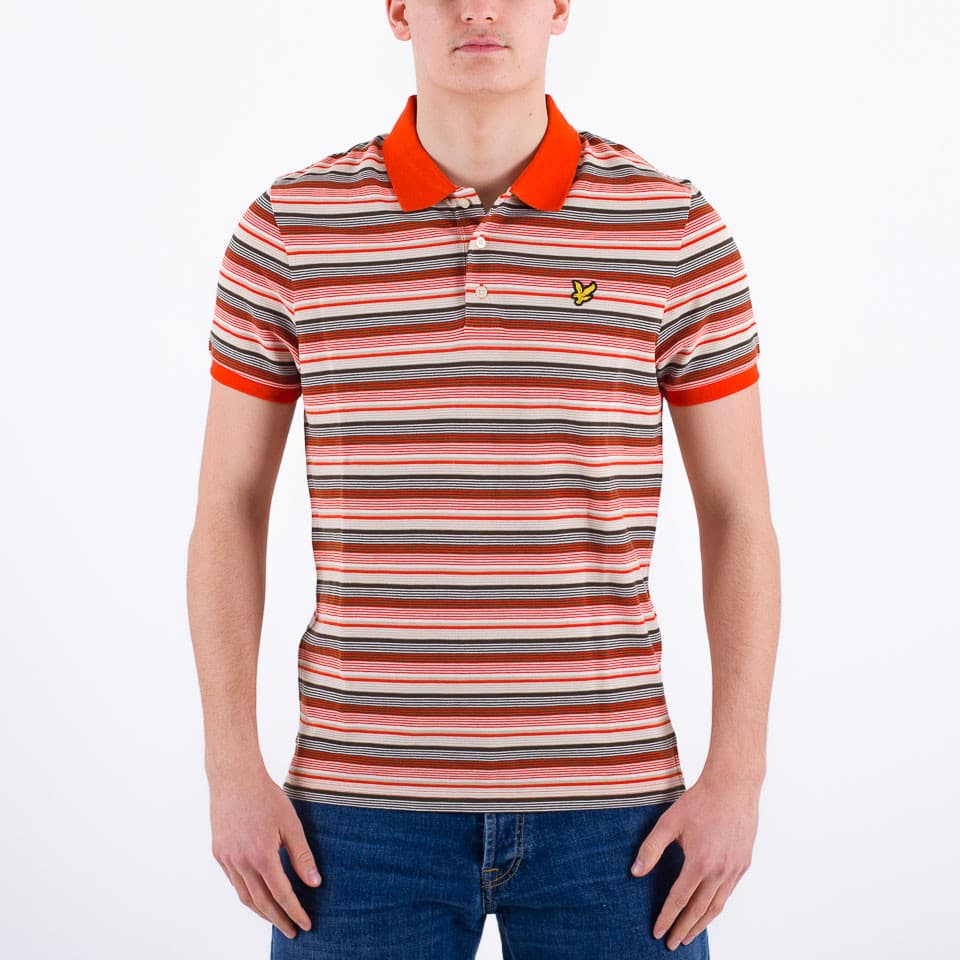 Stripe Polo Shirt - 1