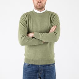 Pima Cotton Crew Jumper - 2