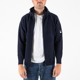 Lambswool GRS Hooded Full Zip Sweater - 7