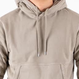 Brushed & Emerized Diagonal Fleece Hoodie - 7