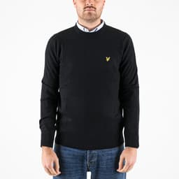 Lambswool Blend Crew Neck Jumper - 1