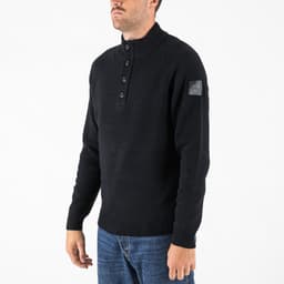 Castillos Knitted Wool Quarter Neck Sweater - 3