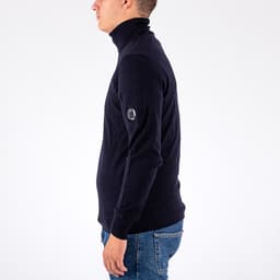 Extrafine Merino Wool Turtle Neck Knit - 4