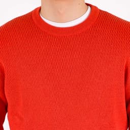 Textured Crew Neck Jumper - 5