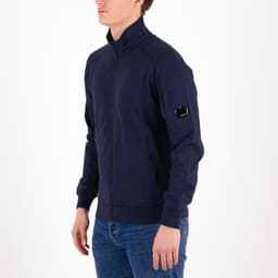 Diagonal Fleece Open Zip Lens - 2