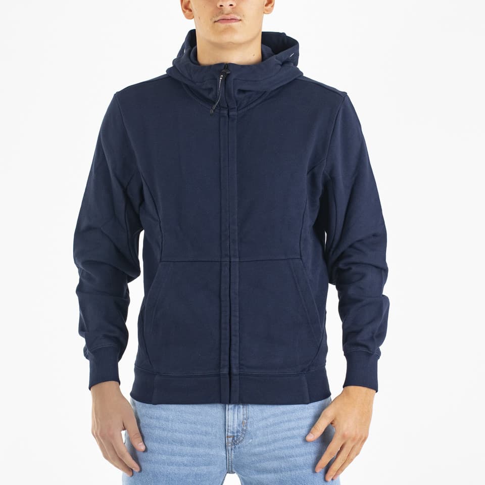Diagonal Fleece Goggle Full Zip Hoodie - 1