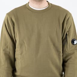 Diagonal Raised Fleece Crewneck Sweatshirt - 6
