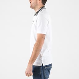 Tartan Collar Polo Shirt - 3