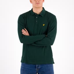 Long Sleeve Polo Shirt With Cord Collar - 3