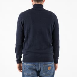 Lambswool Blend Quarter Zip Jumper - 5