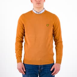 Cotton Crew Neck Jumper - 1