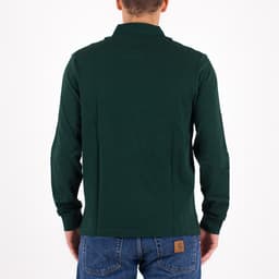 Long Sleeve Polo Shirt With Cord Collar - 5