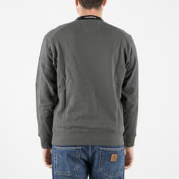 Diagonal Raised Fleece Crewneck Sweatshirt - 5