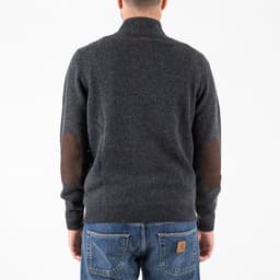 Patch Half Zip Sweater - 5