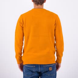 Chenille Cotton Crew Neck Knit - 5
