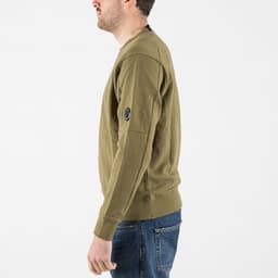 Diagonal Raised Fleece Crewneck Sweatshirt - 4