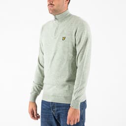 Lambswool Blend Quarter Zip Jumper - 3