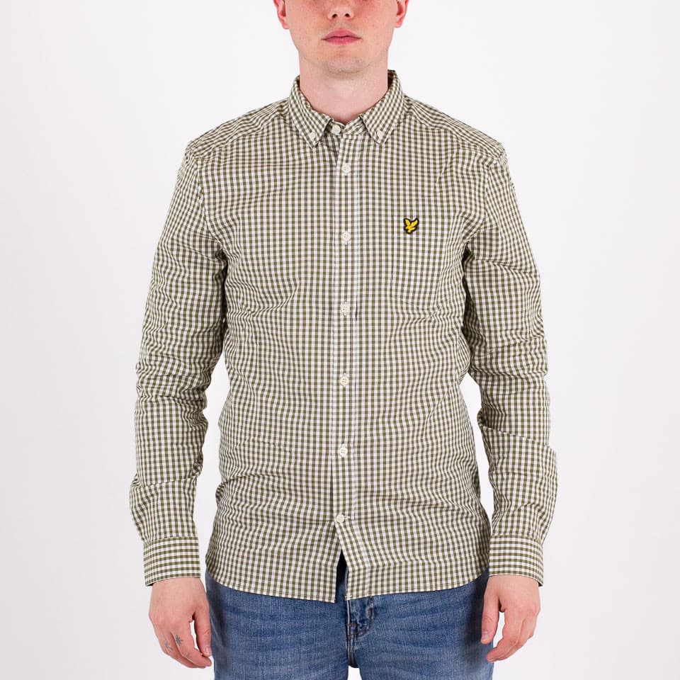 Slim Fit Gingham Shirt - 1