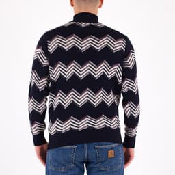 Pattern Roll Neck - 5
