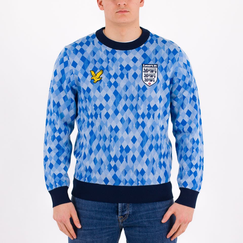 Diamond Jacquard Knitted Jumper - 1