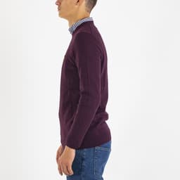 Cotton Merino Crew Neck Jumper - 4