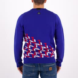 Geometric Jacquard Knitted Jumper - 5
