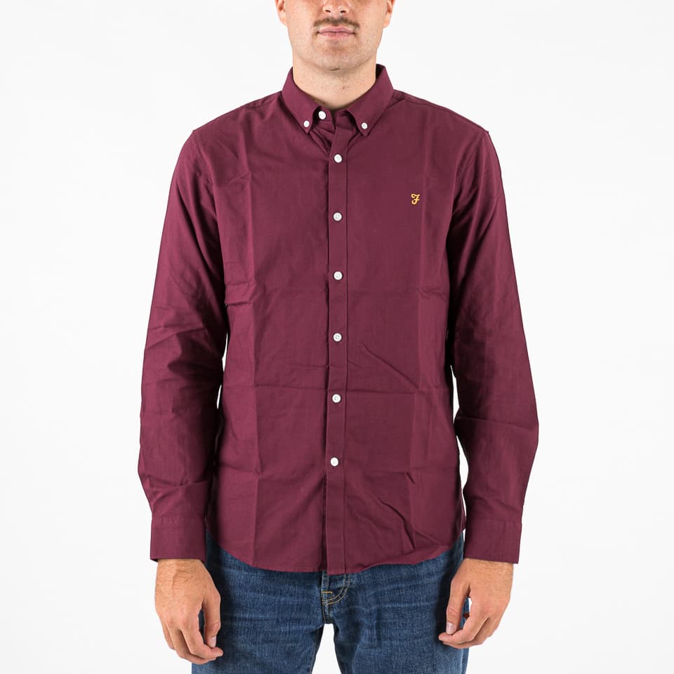Brewer Long Sleeve Shirt - Farah - Camicie