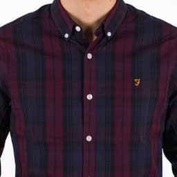 Brewer Tartan Slim Fit Oxford Shirt - 6