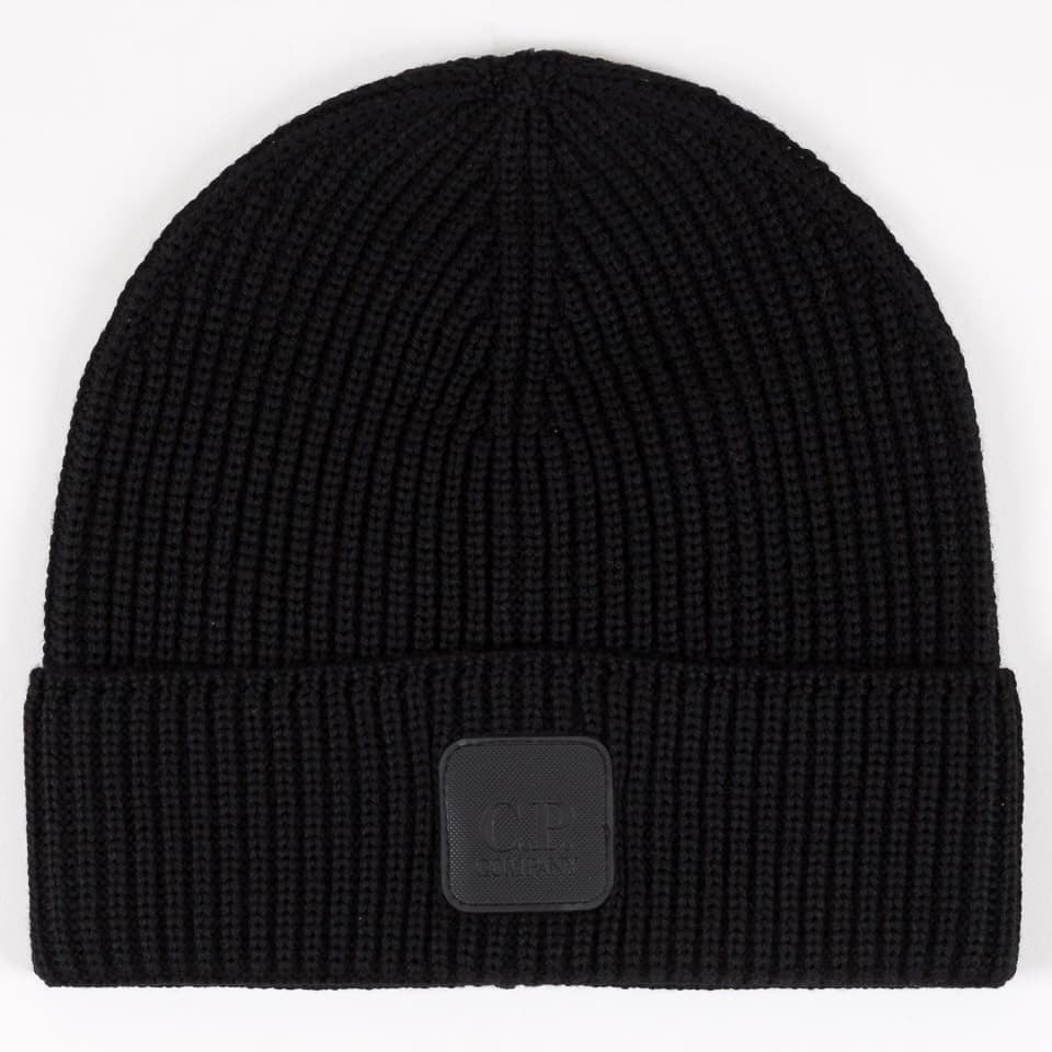 Metropolis Series Extrafine Merino Wool Logo Beanie	 - 1