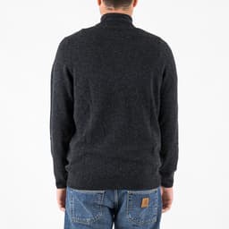 Lambswool Blend Quarter Zip Jumper - 5