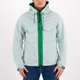 Raso C-P Garment Dyed Goggle Jacket Frost - C.P. Company | The