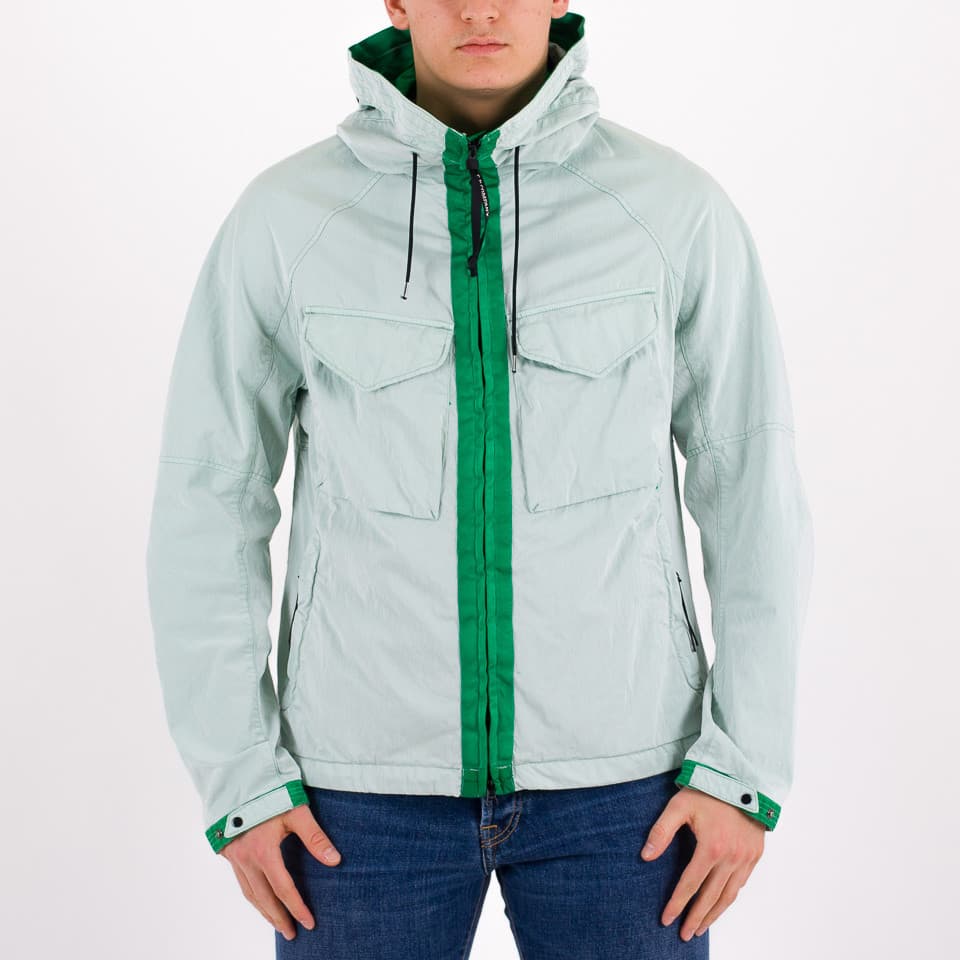 Raso C-P Garment Dyed Goggle Jacket Frost - C.P. Company | The