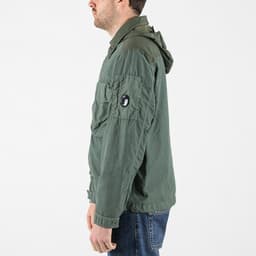 Flatt Nylon Mixed Goggle Overshirt Jacket - 4