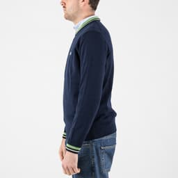 Striped Cotton Jersey Sweater - 4