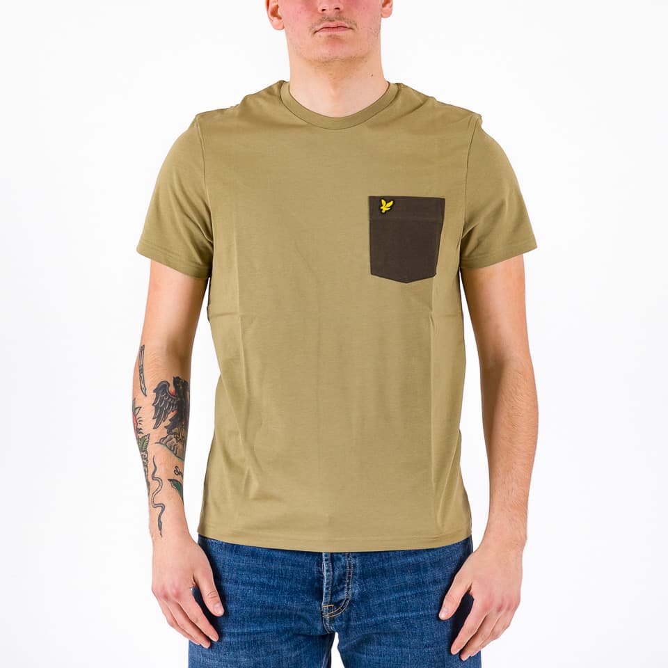 Contrast Pocket T-Shirt - 1