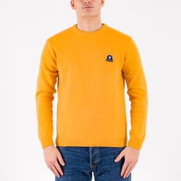 Lambswool Patch Crewneck - 1
