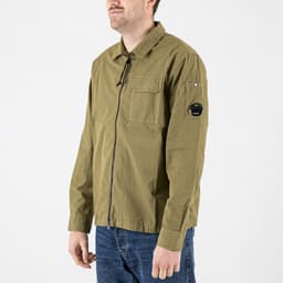 Organic Gabardine Zipped Lens Overshirt - 3