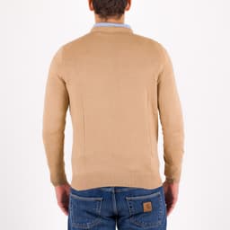 Cotton Merino Crew Neck Jumper - 5