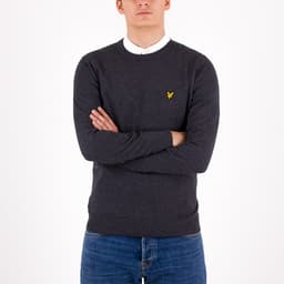 Cotton Merino Crew Neck Jumper - 3